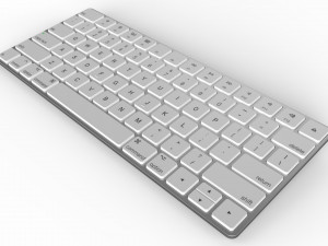 keyboard apple ultra slim Model 3D