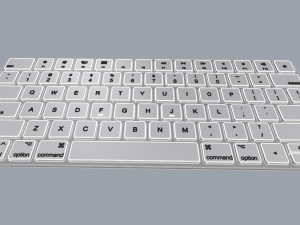 keyboard apple ultra slim Model 3D
