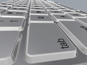 keyboard apple ultra slim Model 3D