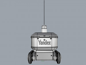 yandex delivery robot 3Dモデル