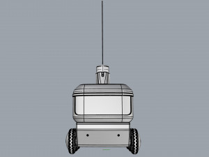 yandex delivery robot 3Dモデル