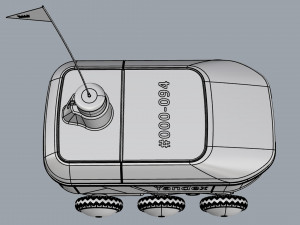 yandex delivery robot 3Dモデル