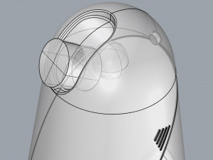「数量限定 在庫処分セール」 robot samsung 3DExport ロボット in 3Dモデル care bot ピンズ・ピンバッジ・缶バッジ