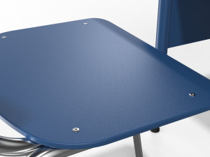 generic school desk and chair Model 3D