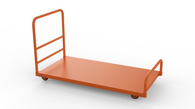 generic cart heavy duty transport 01 3D Модель .c4d .max .obj .3ds .fbx .stl .blend 