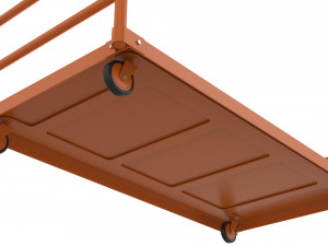 generic cart heavy duty transport 01 3D Модель