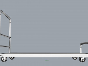 generic cart heavy duty transport 01 3D Модель