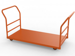 generic cart heavy duty transport 02 Modelo 3D