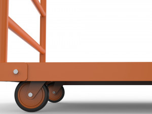 generic cart heavy duty transport 02 3D मॉडल