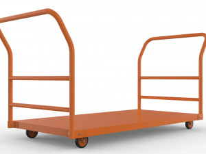 generic cart heavy duty transport 02 3D मॉडल