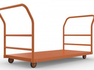 generic cart heavy duty transport 02 3D मॉडल