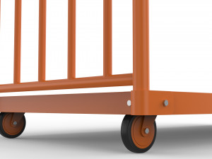 generic cart heavy duty transport 03 3D Model