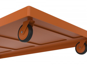 generic cart heavy duty transport 03 3D Model