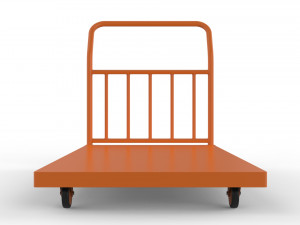 generic cart heavy duty transport 03 3D Model