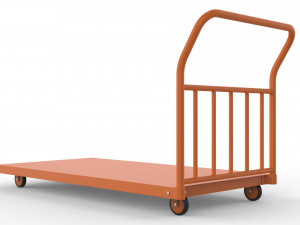 generic cart heavy duty transport 03 3D Model