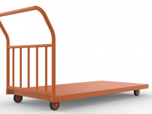 generic cart heavy duty transport 03 3D Model