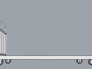 generic cart heavy duty transport 03 3D Model