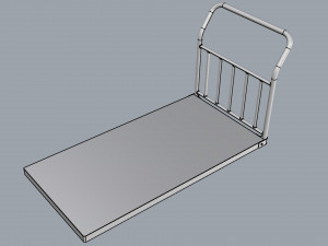 generic cart heavy duty transport 03 3D Model