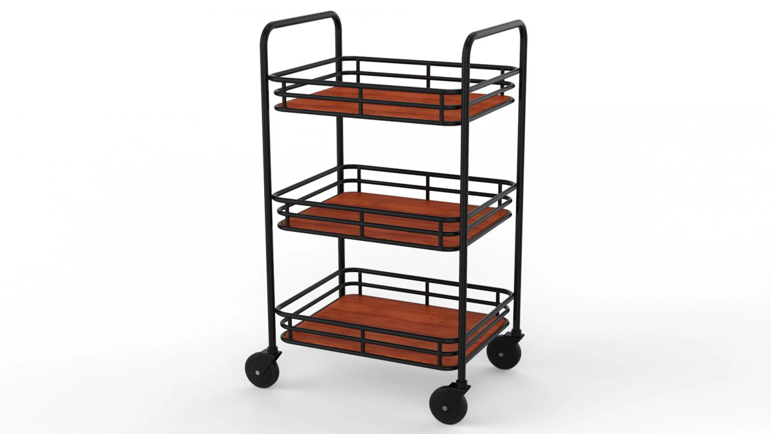 generic cart kitchen transport 01 3D Model .c4d .max .obj .3ds .fbx .stl .blend 