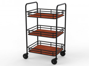 generic cart kitchen transport 01 3D Модель
