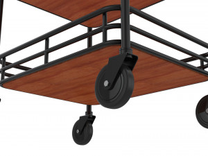 generic cart kitchen transport 01 Modelo 3D