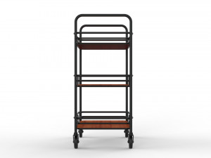 generic cart kitchen transport 01 Modelo 3D