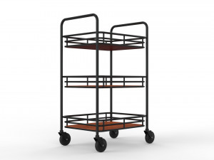generic cart kitchen transport 01 Modelo 3D