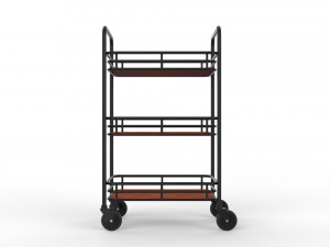 generic cart kitchen transport 01 Modelo 3D