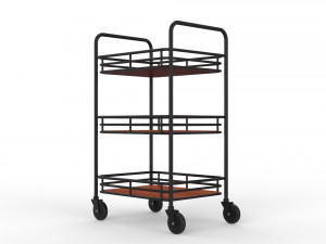 generic cart kitchen transport 01 Modelo 3D