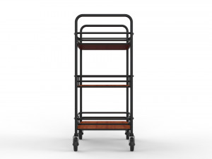 generic cart kitchen transport 01 Modelo 3D
