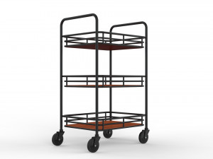 generic cart kitchen transport 01 Modelo 3D