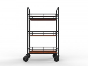 generic cart kitchen transport 01 Modelo 3D