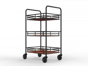 generic cart kitchen transport 01 Modelo 3D
