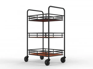 generic cart kitchen transport 01 3D Model