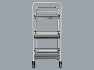 generic cart kitchen transport 01 Modelo 3D