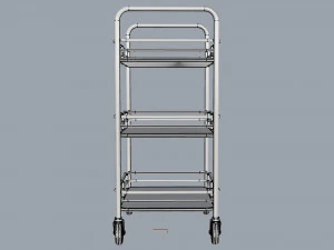 generic cart kitchen transport 01 3D Model