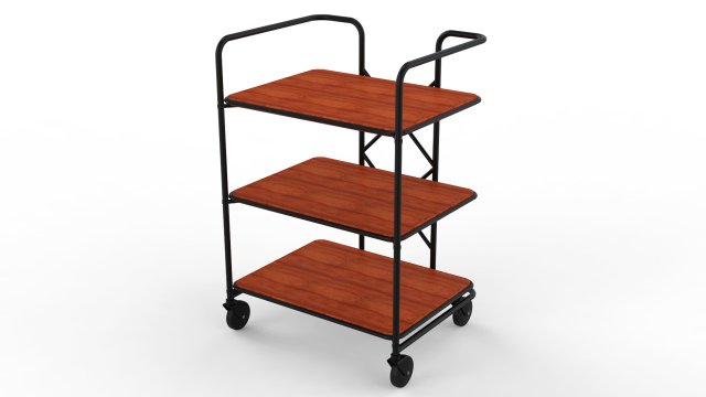 generic cart kitchen transport 02 3Dモデル .c4d .max .obj .3ds .fbx .stl .blend