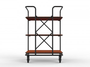 generic cart kitchen transport 02 3Dモデル