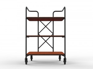 generic cart kitchen transport 02 3Dモデル