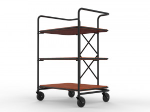 generic cart kitchen transport 02 3Dモデル