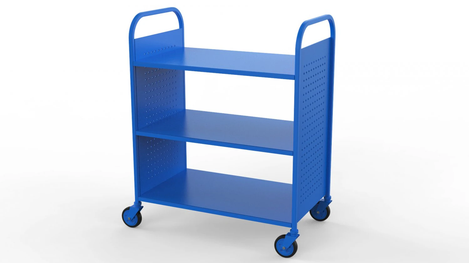 generic cart library transport 01 3D Model .c4d .max .obj .3ds .fbx .stl .blend 