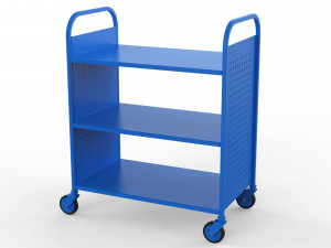 generic cart library transport 01 3D 모델