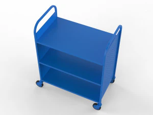 generic cart library transport 01 3D Model