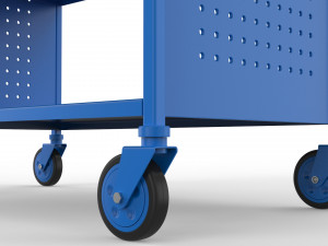 generic cart library transport 01 Model 3D