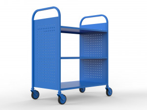 generic cart library transport 01 Model 3D