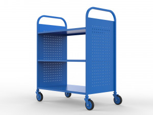 generic cart library transport 01 Model 3D