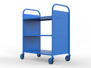 generic cart library transport 01 3D Model