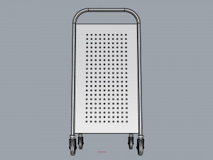 generic cart library transport 01 Model 3D