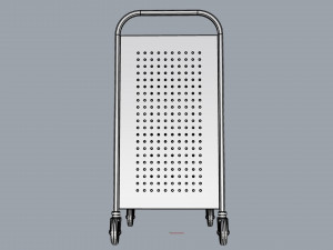 generic cart library transport 01 Model 3D