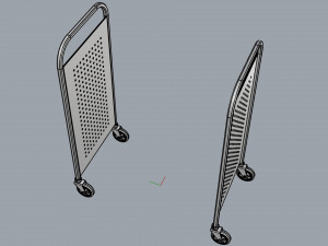 generic cart library transport 01 Model 3D